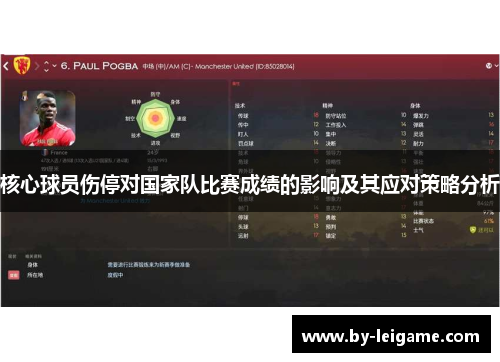 核心球员伤停对国家队比赛成绩的影响及其应对策略分析